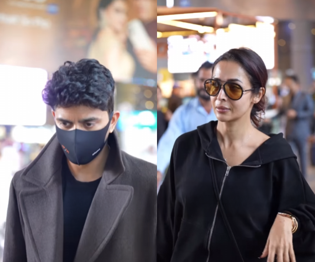 अर्जुन कपूर से ब्रेकअप के बाद मलाइका अरोड़ा का नाम हर्ष मेहता संग जुड़ा ; मुंबई एयरपोर्ट पर साथ दिखाई दिए दोनों