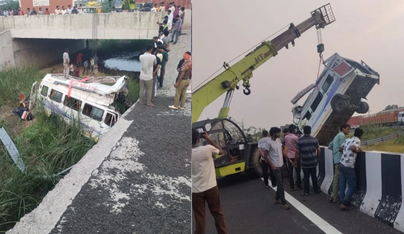 कोटा एक्सप्रेसवे हादसा: नाले में गिरी मिनी बस, 8 यात्रियों की मौत; 10 घायल 1 कोटा एक्सप्रेसवे हादसा: 8 की मौत, 10 घायल